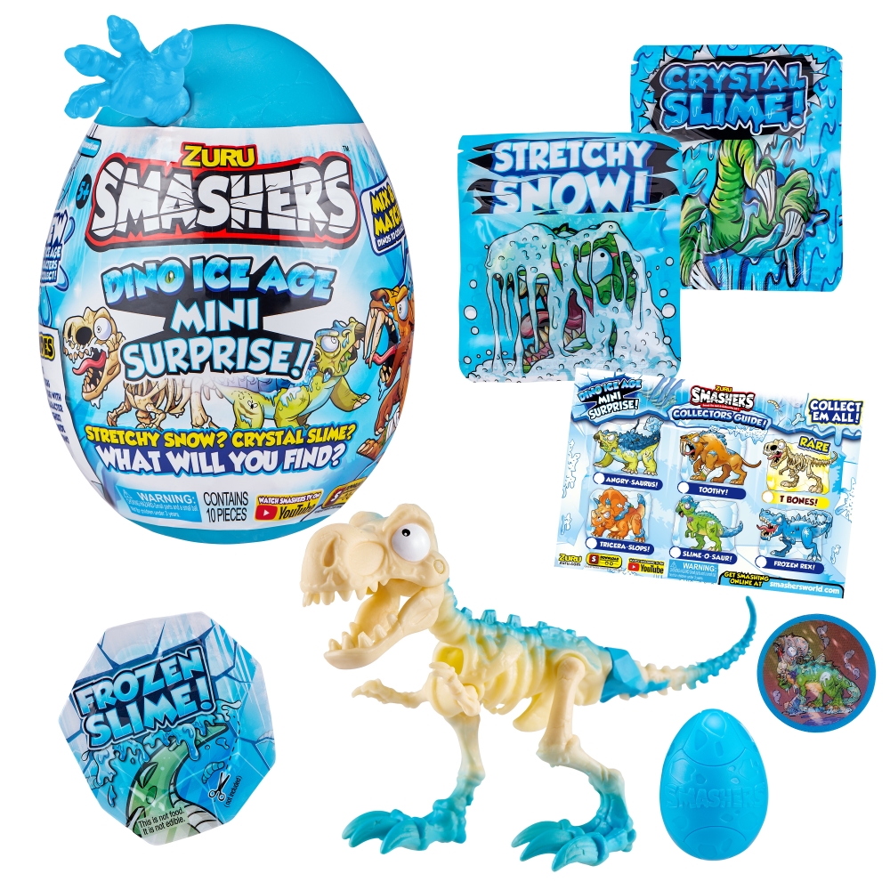 FIGURA DE ACCION SMASHERS 7456 MINI DINO EDAD HIELO SORPRESA - 2