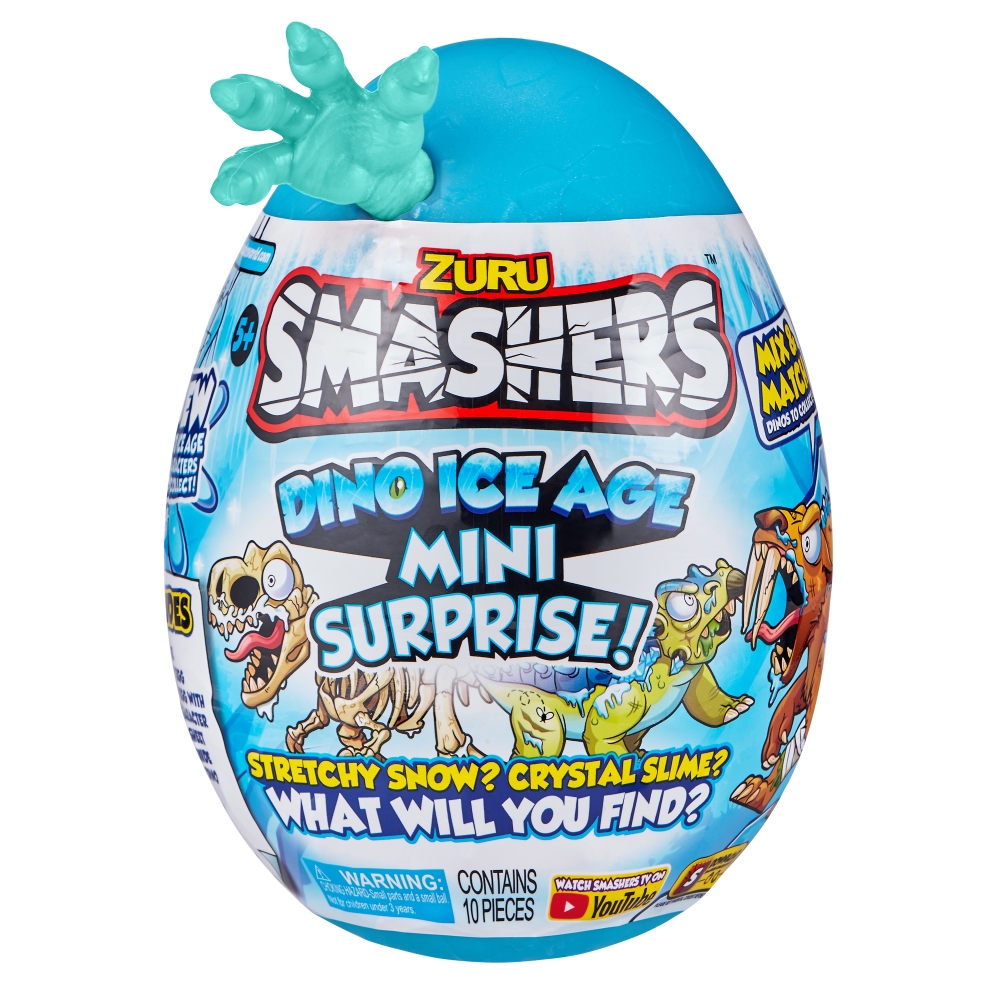 FIGURA DE ACCION SMASHERS 7456 MINI DINO EDAD HIELO SORPRESA - 1