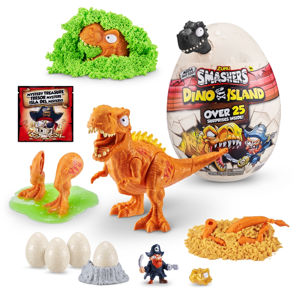JUGUETE SMASHERS 7487 MEGA DINO ISLAND SORPRESA - 3