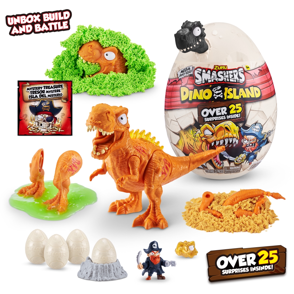 JUGUETE SMASHERS 7487 MEGA DINO ISLAND SORPRESA - 4