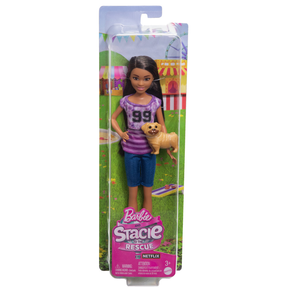 MUÑECA BARBIE HRM06 LIGAYA PERRO MASCOTA STACIE AL RESCATE MATTEL - 6