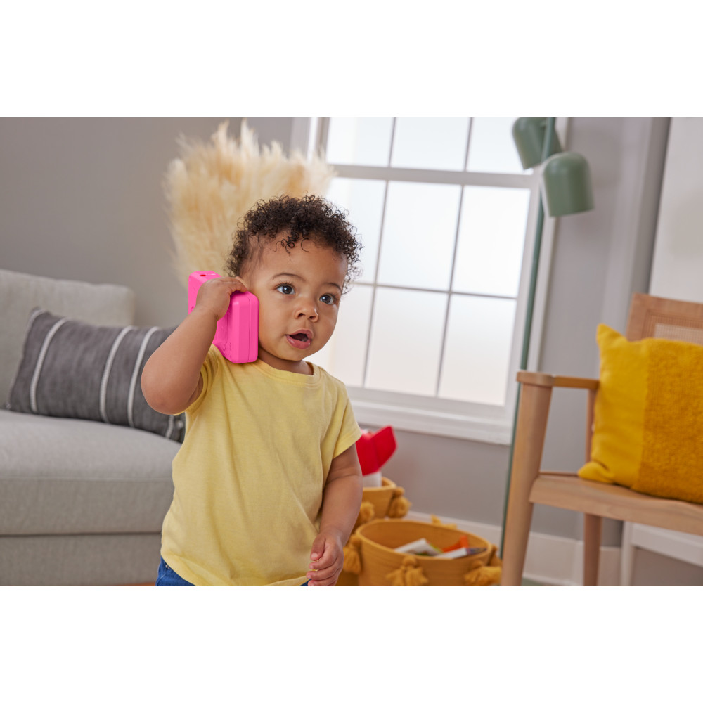 MUÑECA FISHER-PRICE HNM82 SMARTPHONE DELUXE APRENDIZAJE ROSA RIE Y APRENDE - 2