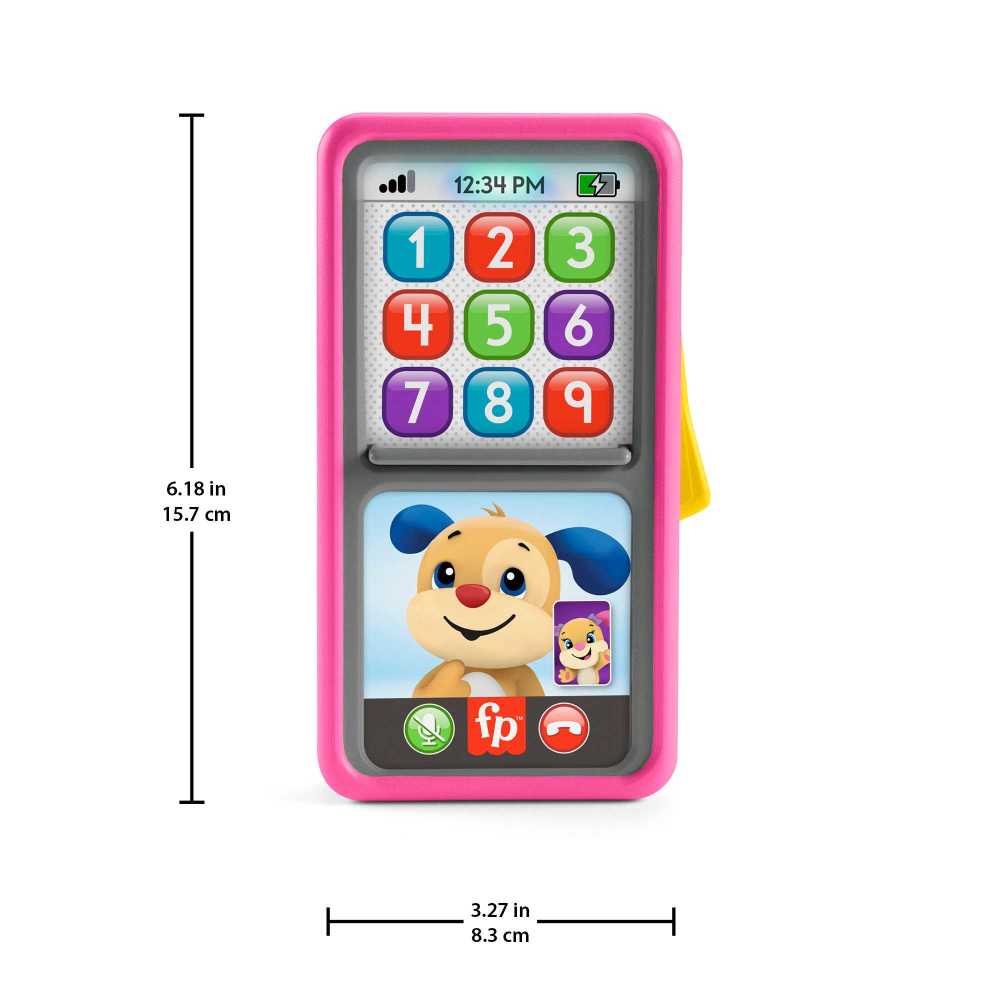 MUÑECA FISHER-PRICE HNM82 SMARTPHONE DELUXE APRENDIZAJE ROSA RIE Y APRENDE - 3