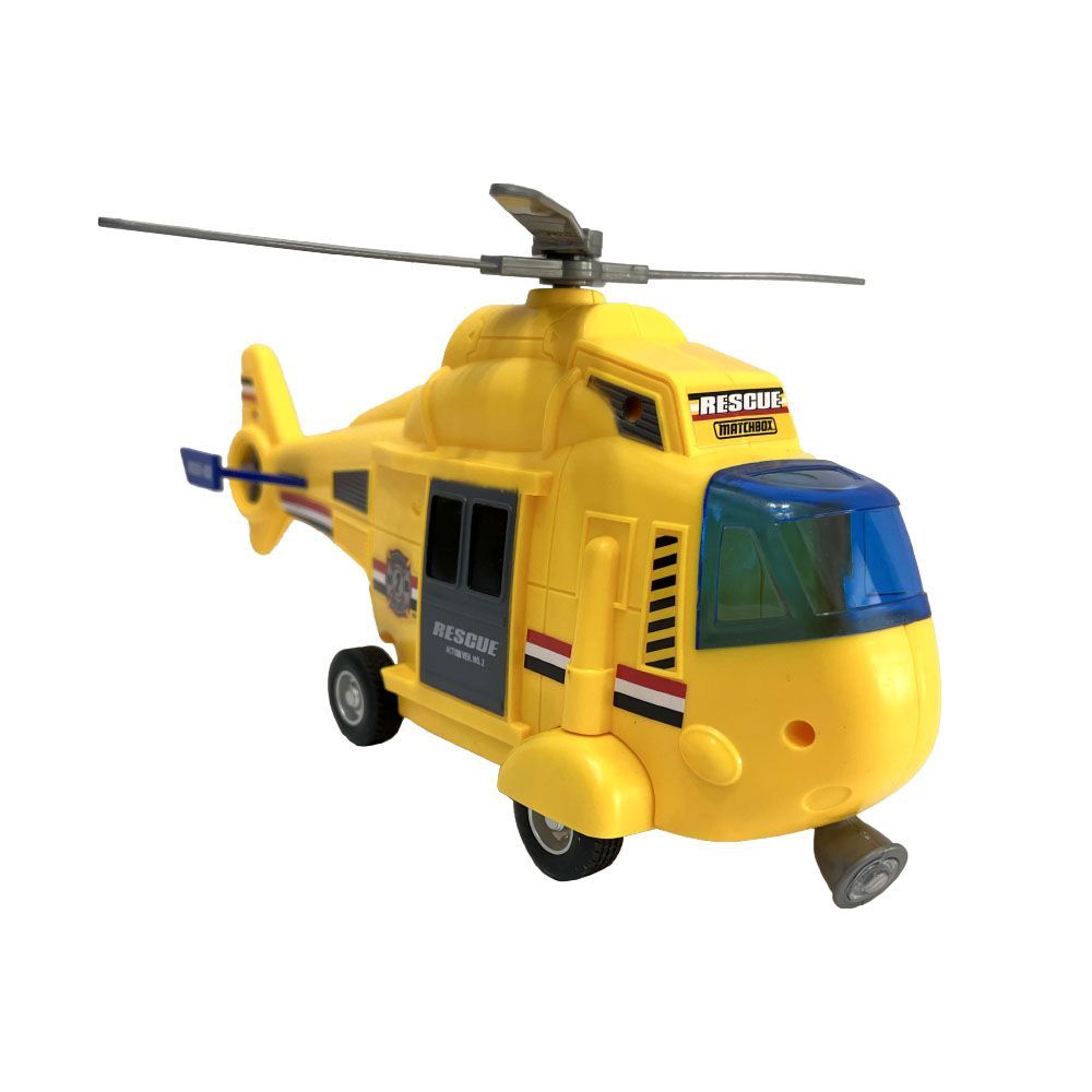 VEHICULO MATCHBOX WY750A LIGHT & SOUND RESCUE HELICOPTER 1 16 - 1