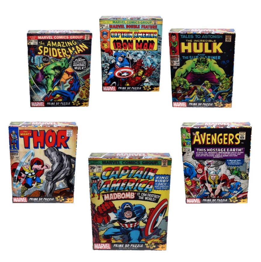 ROMPECABEZAS MARVEL AVENGERS ROMPECABEZA 3D 300 PIEZAS MODELO ALEATORIO - 1