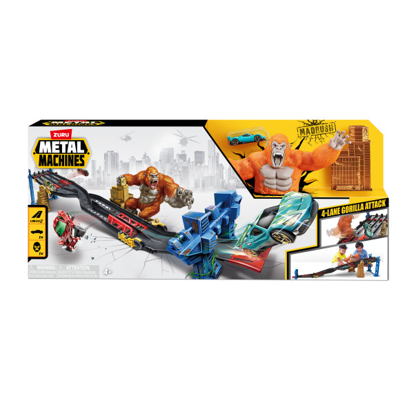 PLAYSET METAL MACHINES ZURU GORILA - 2