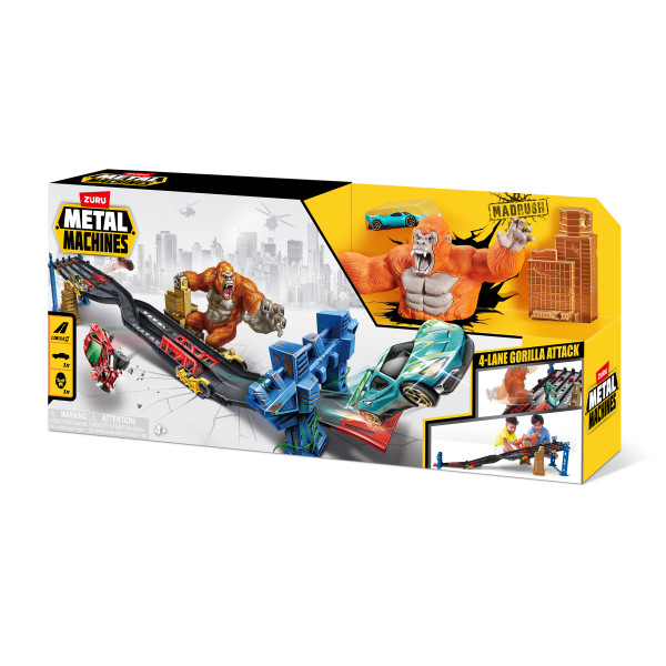 PLAYSET METAL MACHINES ZURU GORILA - 3