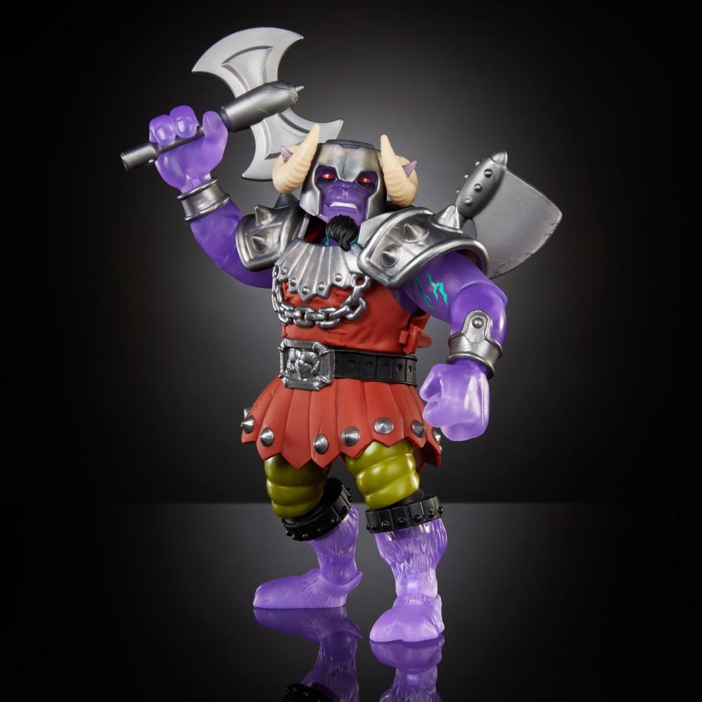 Masters Of The Universe MOTU Turtles Of Grayskull – Beast Man Samurái Figura De Acción 14 Cm Con Armadura, Casco, Látigo Y Escudo, +6 Años, Crossover Con Tortugas Ninja