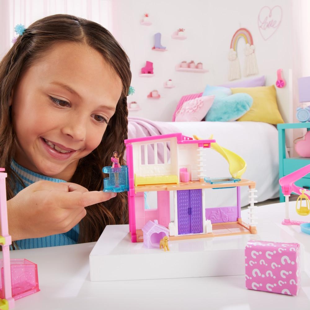 MINI CASA BARBIE MUNECAS SORPRESA HYF44 - 2
