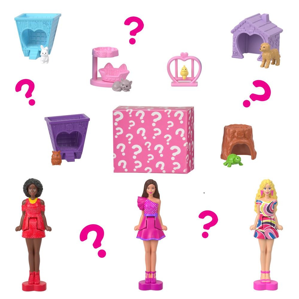 MINI CASA BARBIE MUNECAS SORPRESA HYF44 - 3