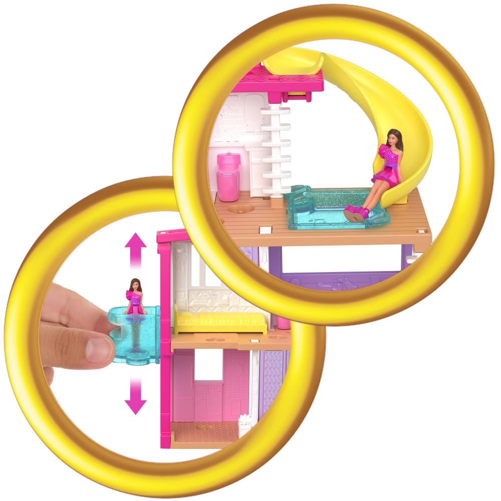 MINI CASA BARBIE MUNECAS SORPRESA HYF44 - 4