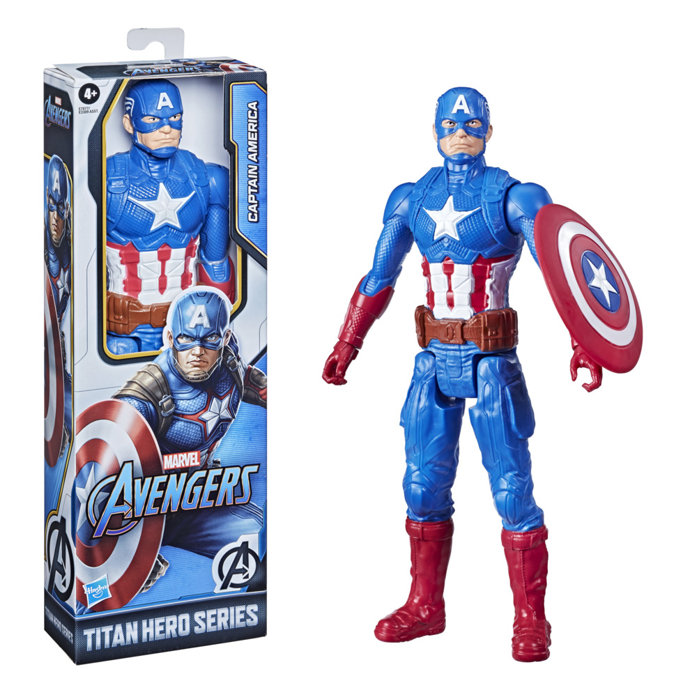 FIGURA ACCIÓN MARVEL JUGUETE AVENGERS TITAN HERO FIGURE CAPTAIN AMERICA - 3