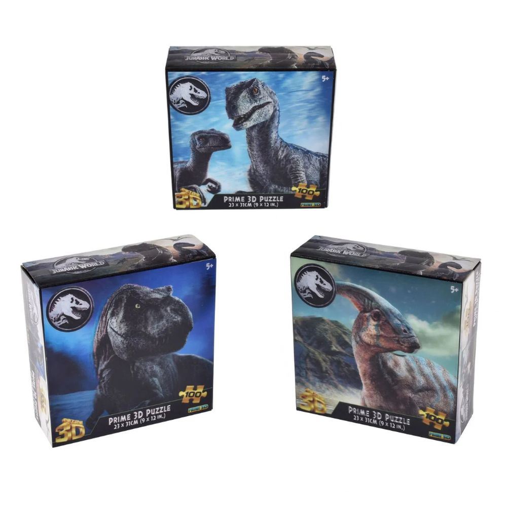 ROMPECABEZAS JURASSIC WORLD ALEATORIO ROMPECABEZA 3D 100 PIEZAS MODELO
