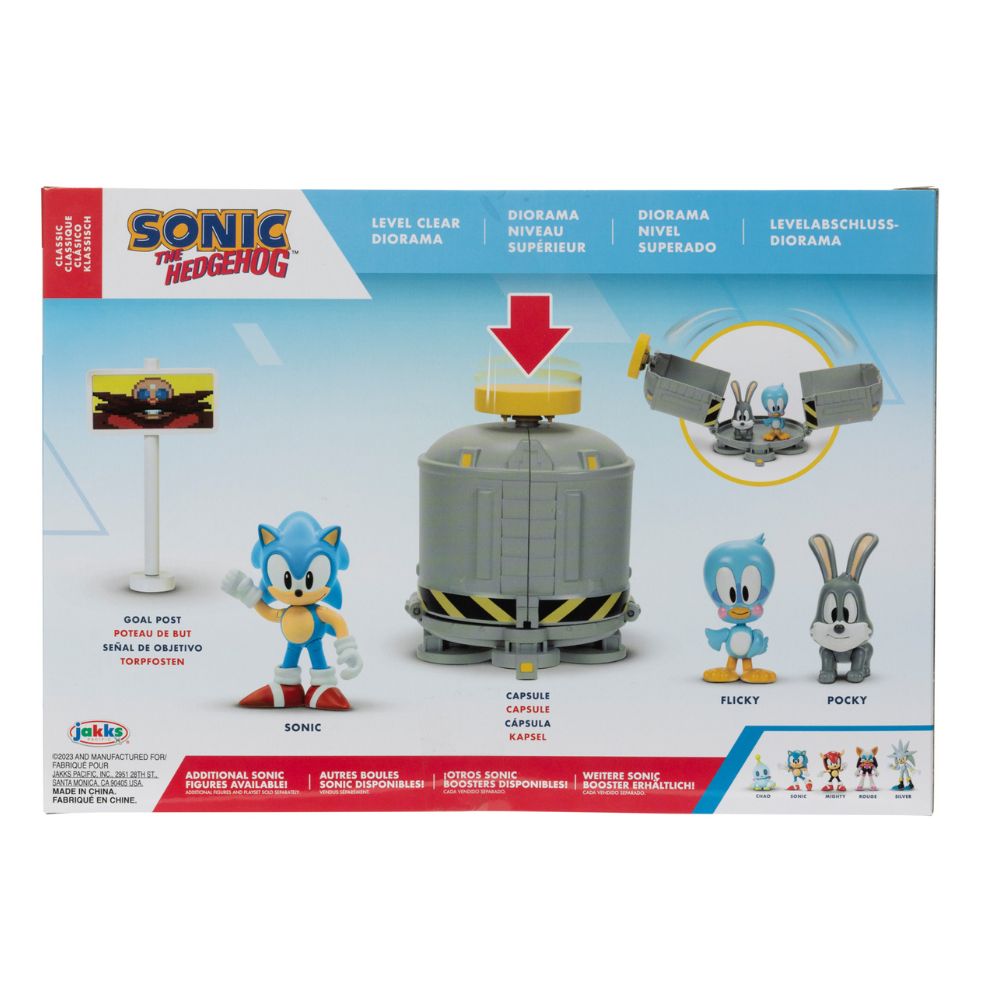 SET SONIC 418864 FIGURA ACCION DIORAMA LEVEL CLEAR - 2