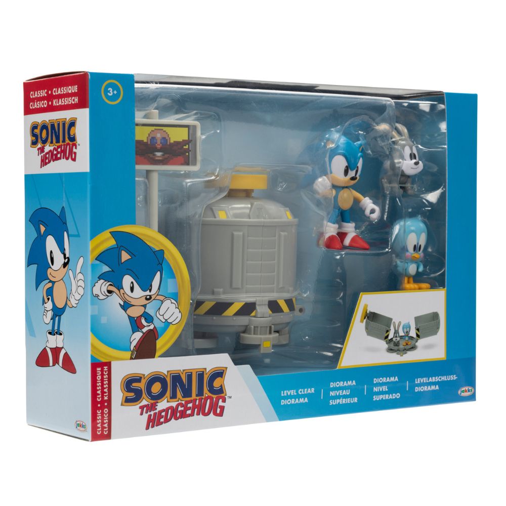 SET SONIC 418864 FIGURA ACCION DIORAMA LEVEL CLEAR - 3