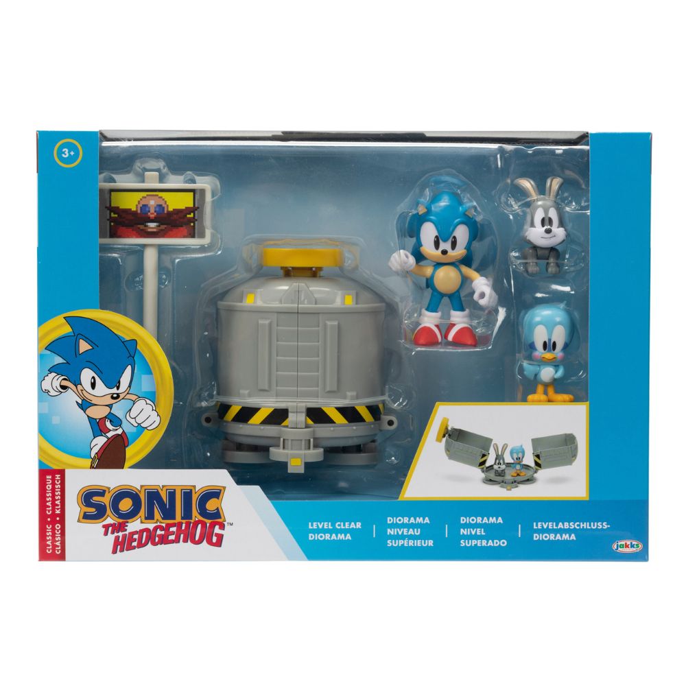 SET SONIC 418864 FIGURA ACCION DIORAMA LEVEL CLEAR - 1