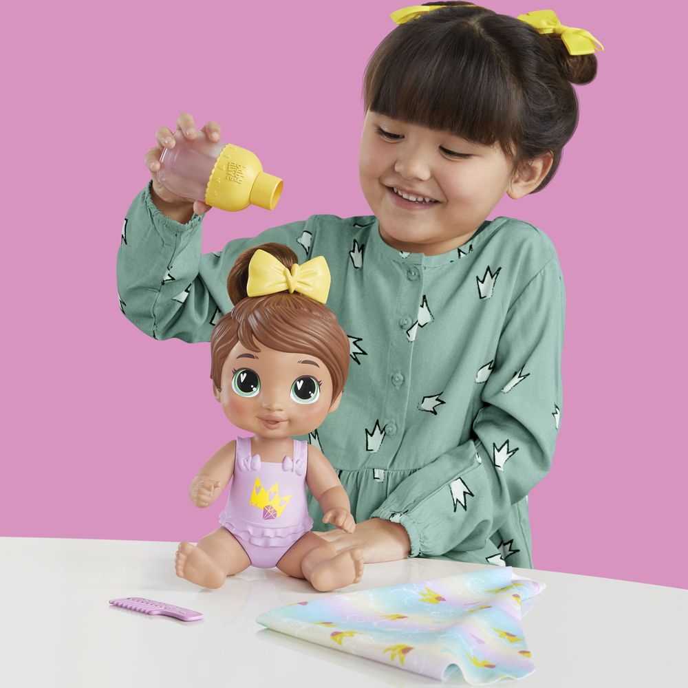 MUÑECA BABY ALIVE BURBUJAS RELAJANTES SOPHIA SPARKLE CABELLO CASTAÑO