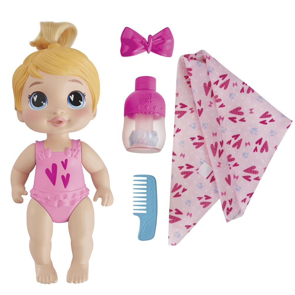 MUÑECA BABY ALIVE BURBUJAS RELAJANTES HARPER HUGS CABELLO RUBIO - 6