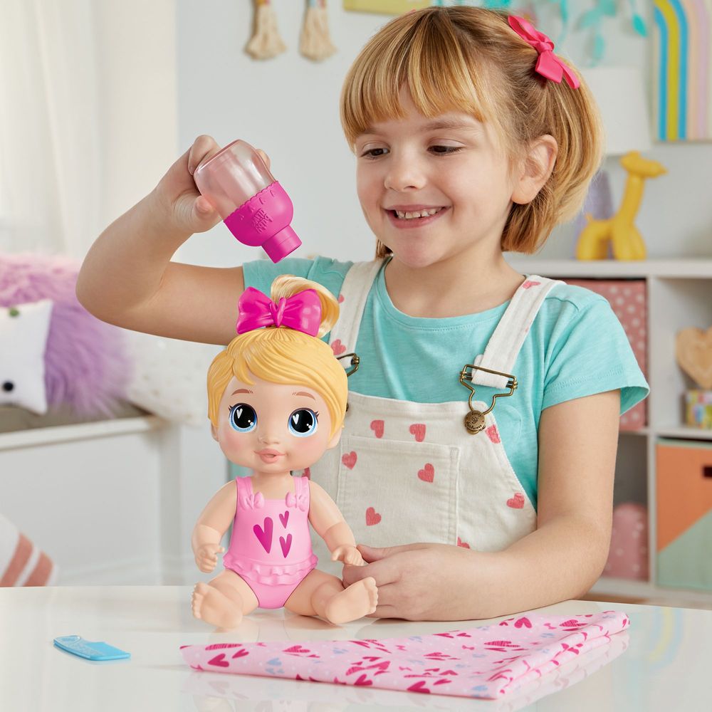 MUÑECA BABY ALIVE BURBUJAS RELAJANTES HARPER HUGS CABELLO RUBIO - 9