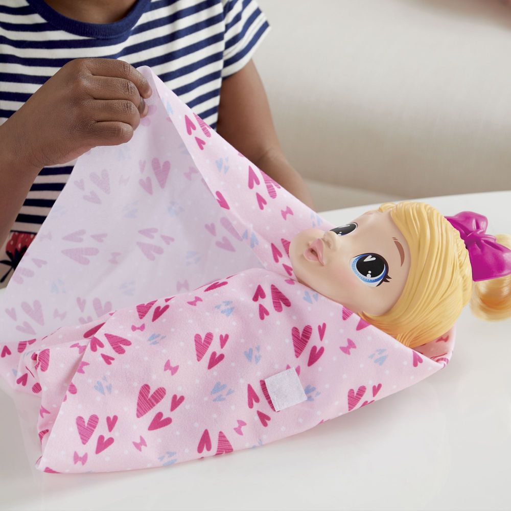 MUÑECA BABY ALIVE BURBUJAS RELAJANTES HARPER HUGS CABELLO RUBIO - 10