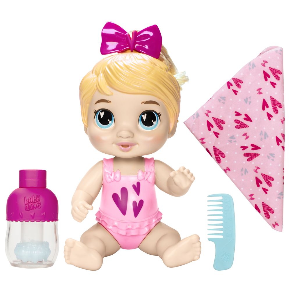 MUÑECA BABY ALIVE BURBUJAS RELAJANTES HARPER HUGS CABELLO RUBIO - 1