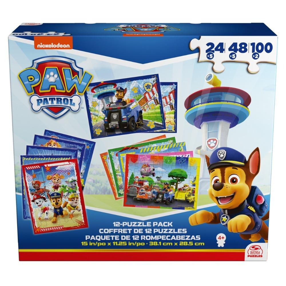 ROMPECABEZAS SPIN MASTER GAMES 6066856 PAW PATROL 12 EN 1 - 1