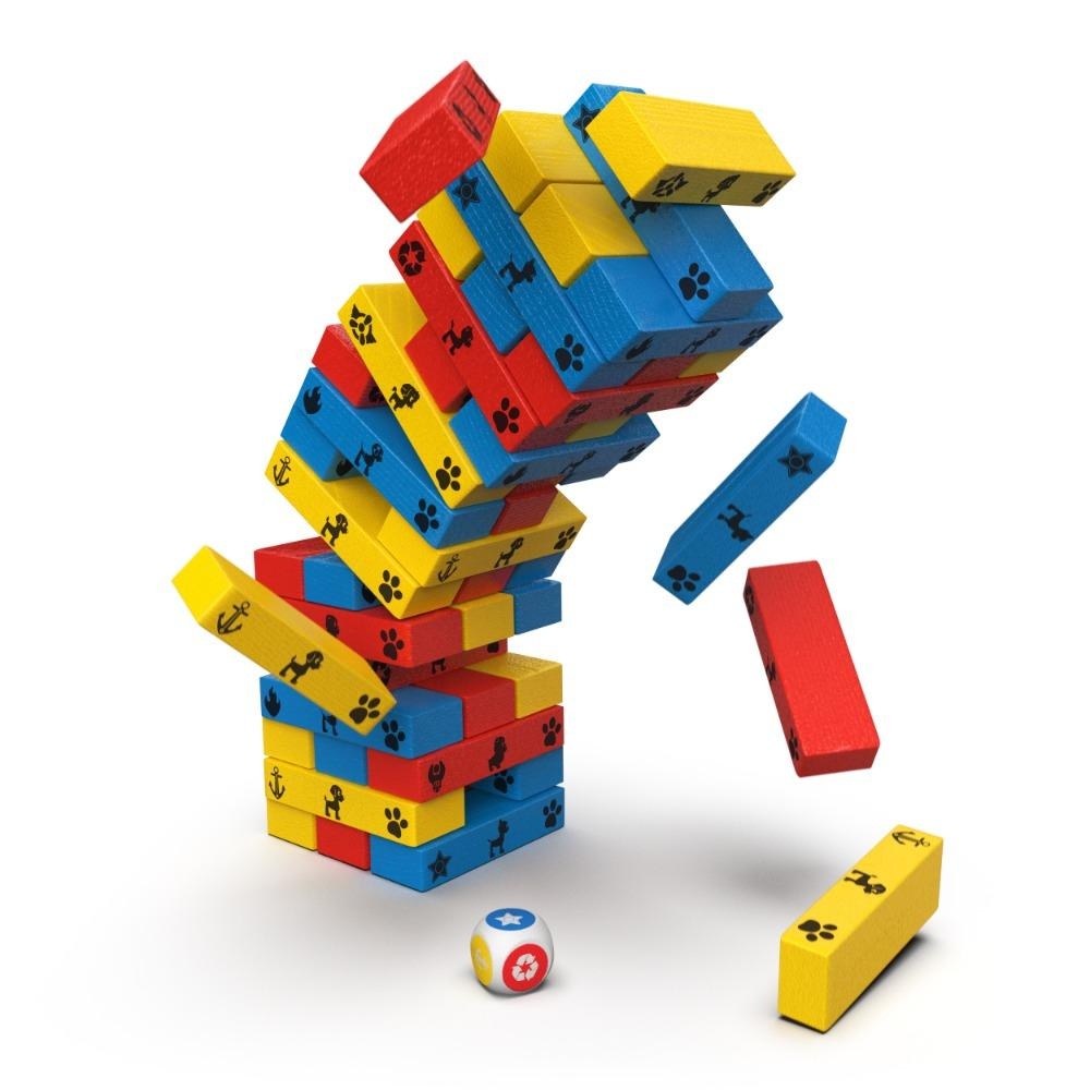 BLOQUES CONSTRUCCION SPIN MASTER GAMES 6066828 JUEGO MESA PAW PATROL TORRE - 3