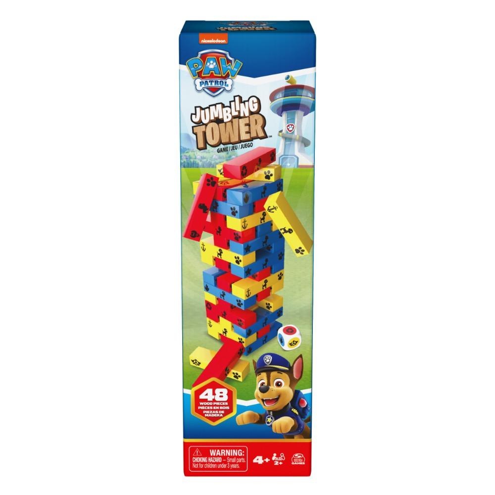 BLOQUES CONSTRUCCION SPIN MASTER GAMES 6066828 JUEGO MESA PAW PATROL TORRE - 1