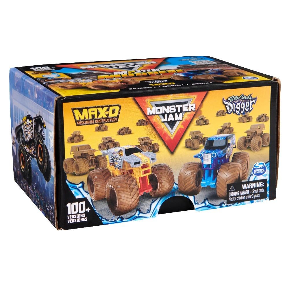 PACK 2 MONSTER JAM 6067514 VEHICULOS MISTERIOSOS ESCALA 1 64 - 4