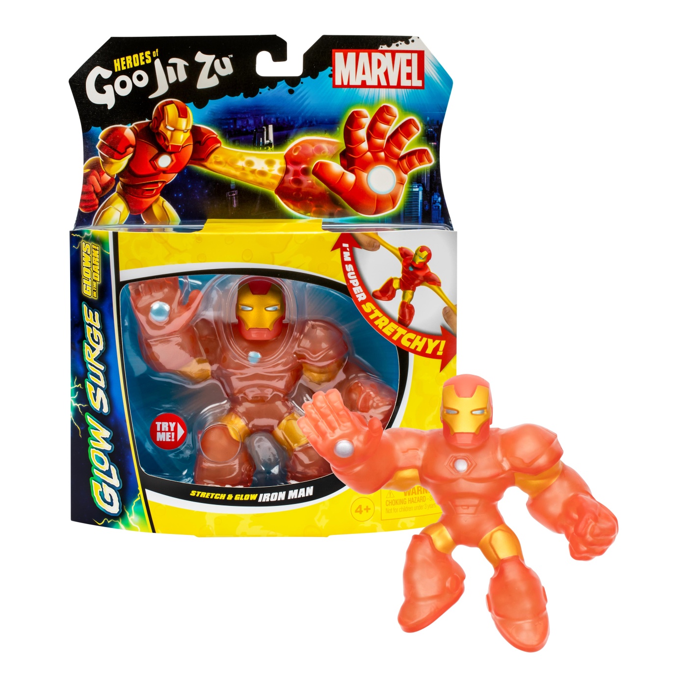 FIGURA ACCIÓN GOO JIT ZU MARVEL GLOW SURGE 42712 - 3