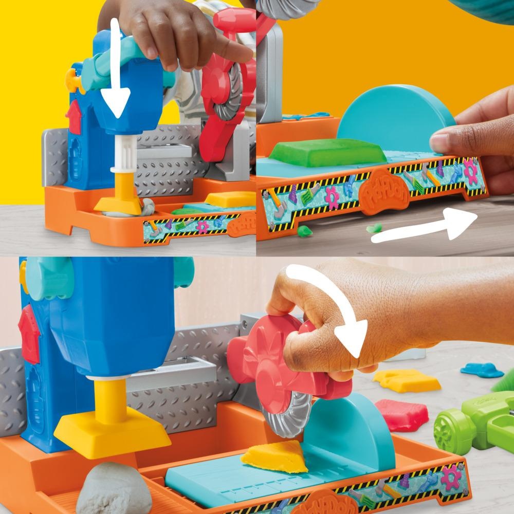MASAS PLAY-DOH BANCO DE HERRAMIENTAS Y PLASTILINAS 3 AÑOS A MAS - 5