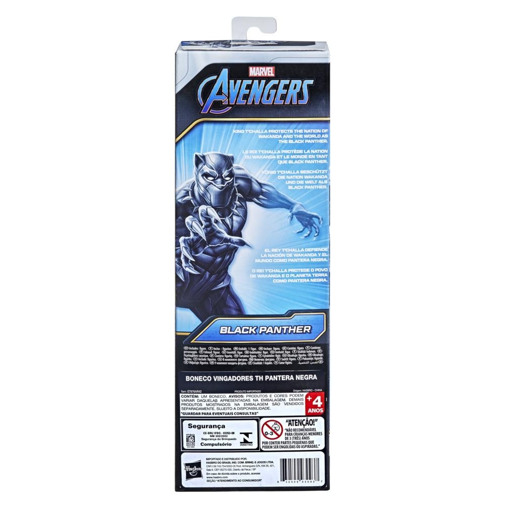 JUGUETE AVENGERS MARVEL TITAN HERO FIGURE BLACK PANTHER - 4