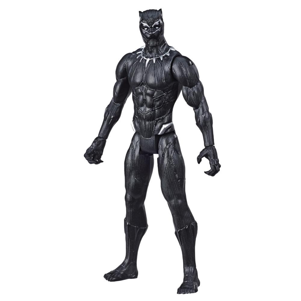 JUGUETE AVENGERS MARVEL TITAN HERO FIGURE BLACK PANTHER - 1