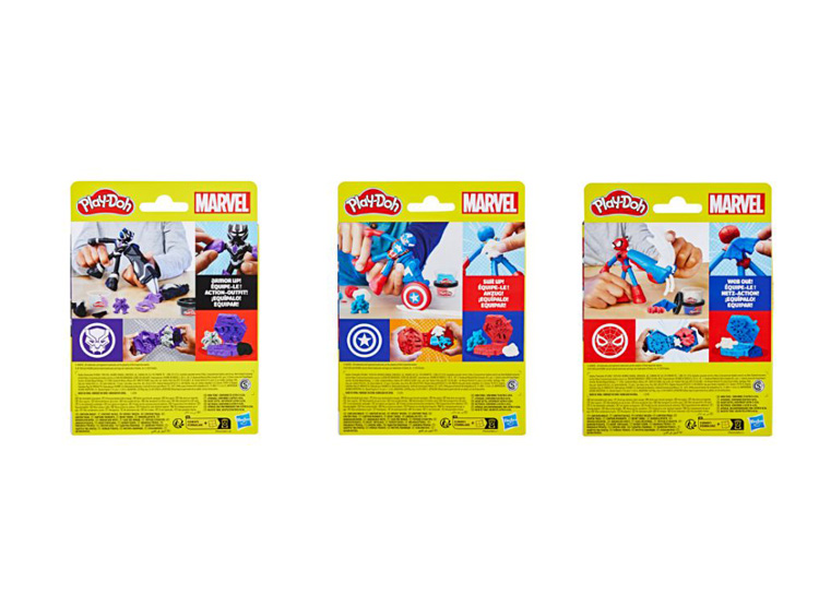 MASAS PLAY-DOH AVENGERS ASST MARVEL HÉROE SURTIDO - 4