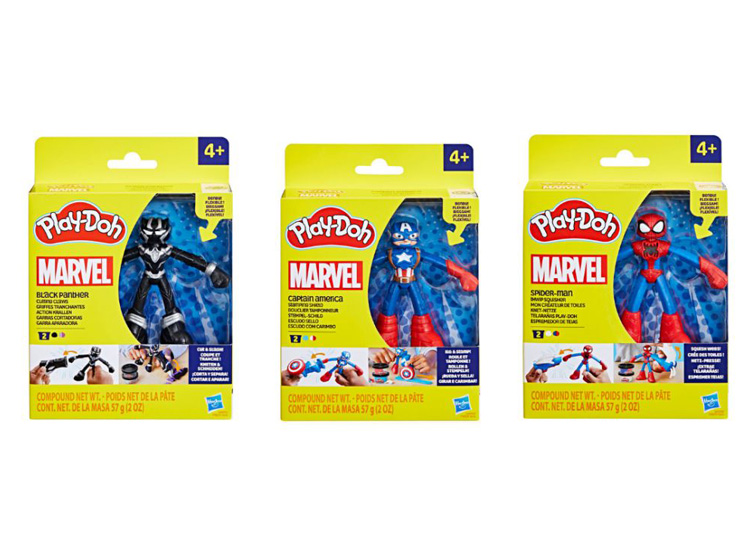 MASAS PLAY-DOH AVENGERS ASST MARVEL HÉROE SURTIDO - 1