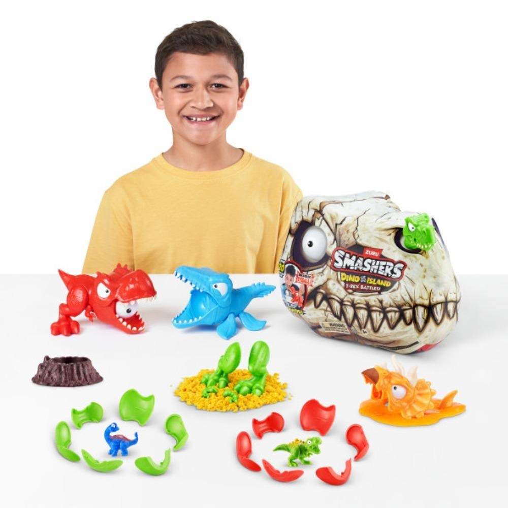 FIGURA ACCIÓN SMASHERS MINI CALAVERA DINO - 4