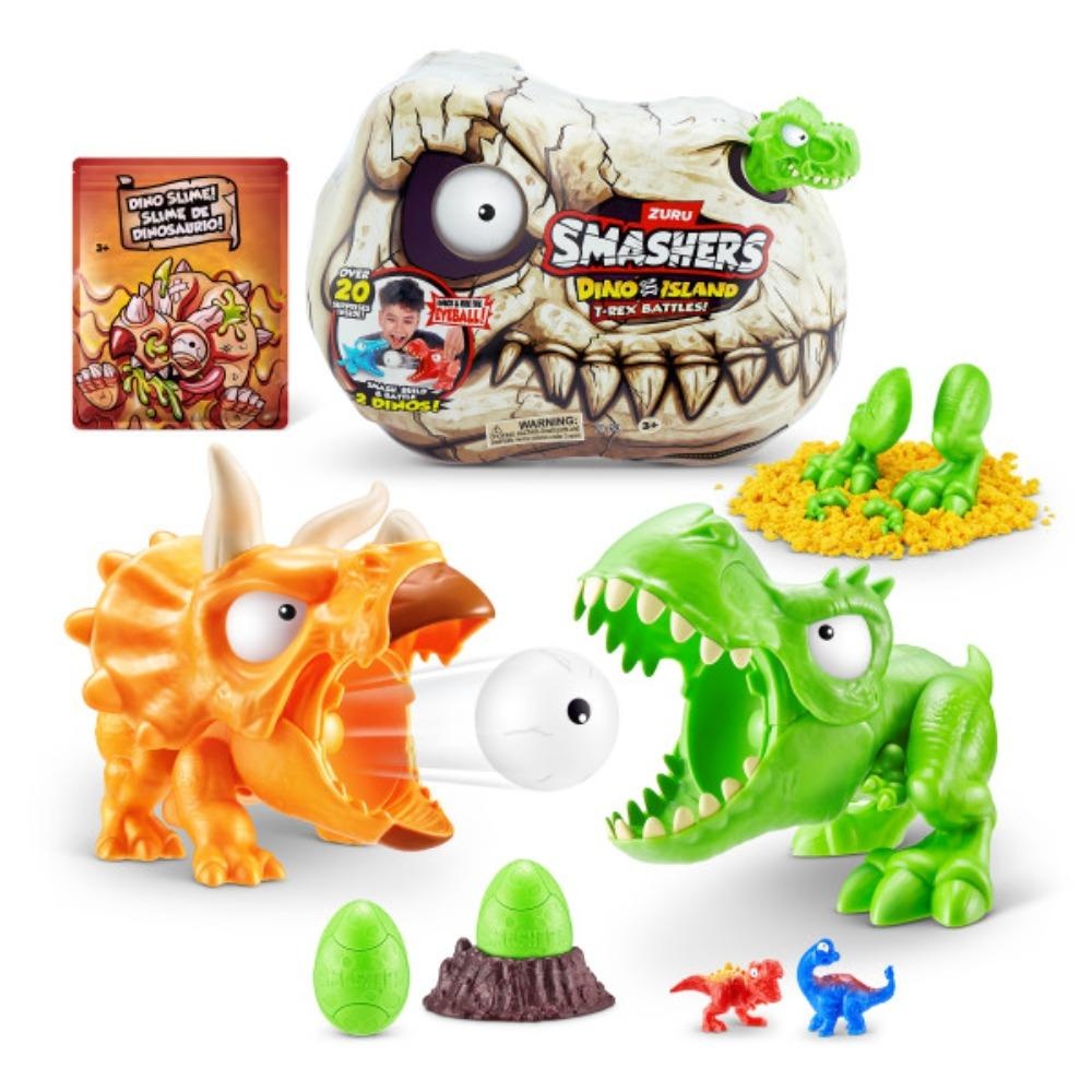 FIGURA ACCIÓN SMASHERS MINI CALAVERA DINO - 1