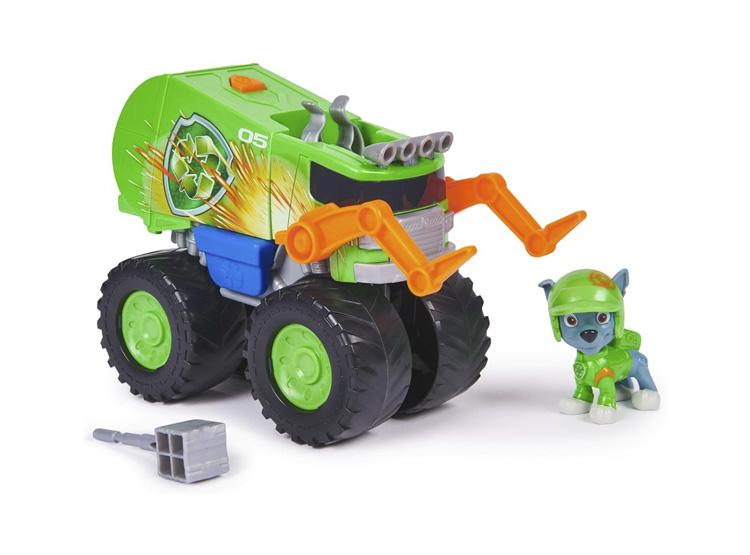VEHÍCULO PAW PATROL TEMATICO RESCUE WHEELS ROCKY - 1