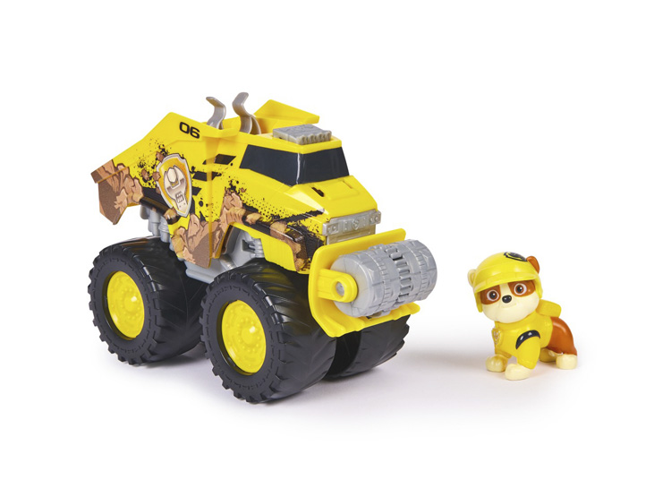 VEHÍCULO PAW PATROL TEMÁTICO RESCUE WHEELS RUBBLE - 1