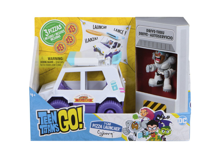 VEHÍCULO TEEN TITANS GO FURGONETA DE PIZZA - 5