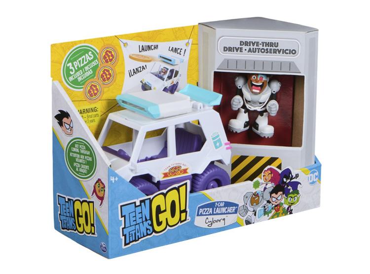 VEHÍCULO TEEN TITANS GO FURGONETA DE PIZZA - 6