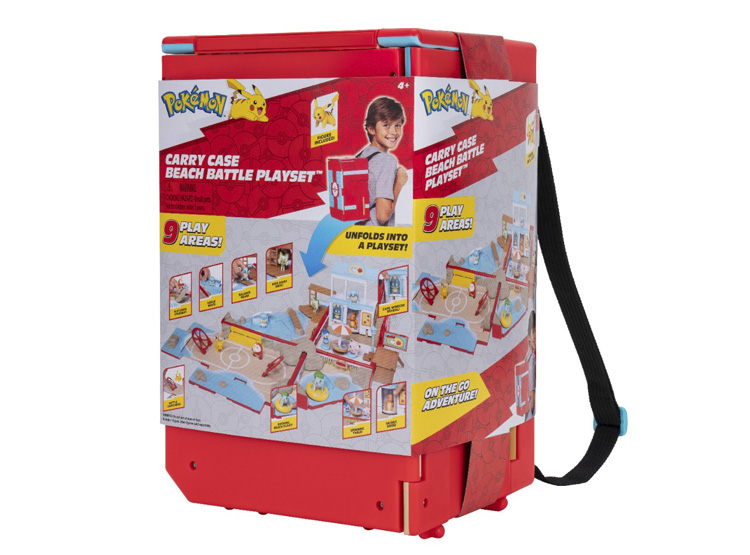 SET DE JUEGO POKEMON BATALLA EN LA PLAYA CON MOCHILA - 3