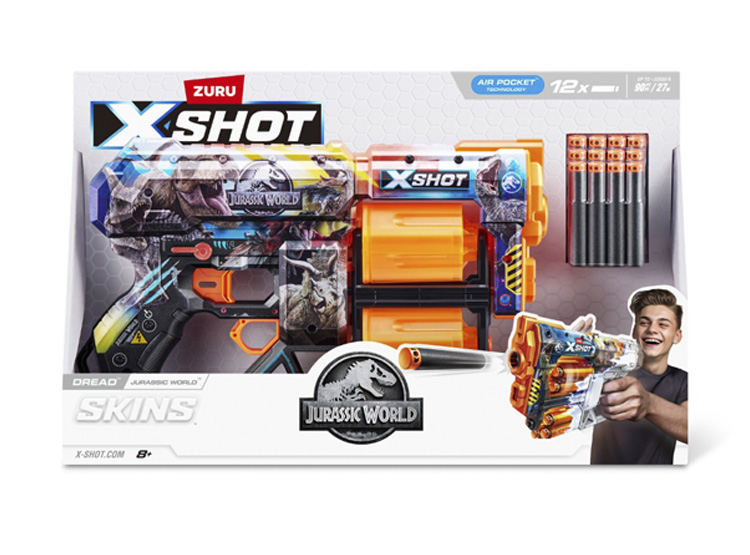 LANZADOR DARDOS X-SHOT SKINS DREAD JURASSIC - 3