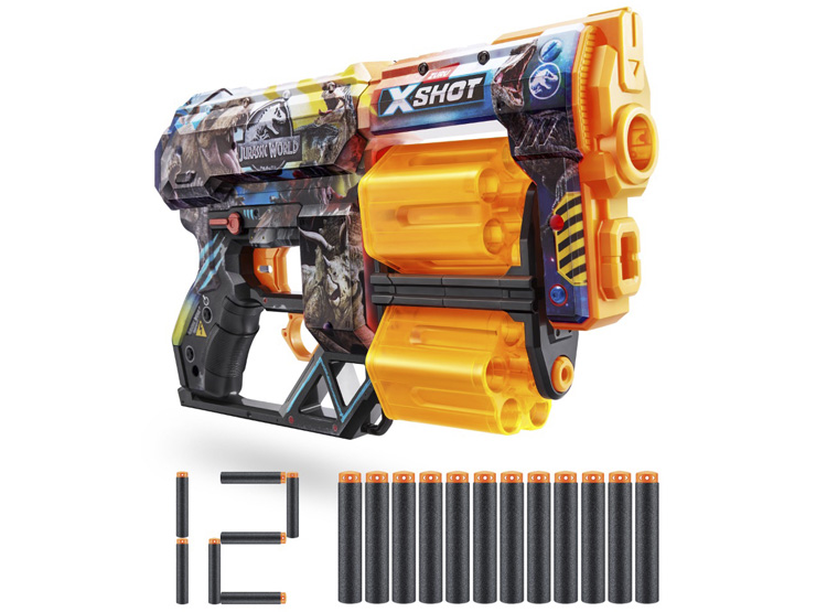 LANZADOR DARDOS X-SHOT SKINS DREAD JURASSIC - 1