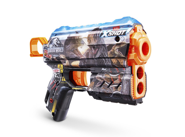 LANZADOR DARDOS X-SHOT SKINS FLUX JURASSIC - 2