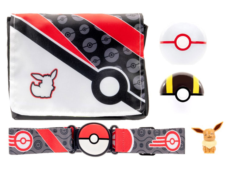SET DE BANDOLERA CON POKEBOLA Y FIGURA POKÉMON SURTIDO - 1
