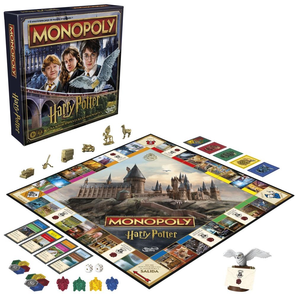 JUEGO MESA MONOPOLY HARRY POTTER F9422 - 3