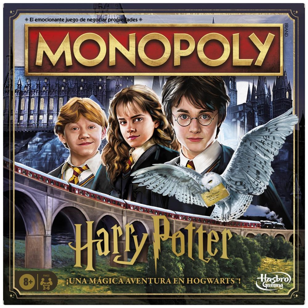 JUEGO MESA MONOPOLY HARRY POTTER F9422 - 1