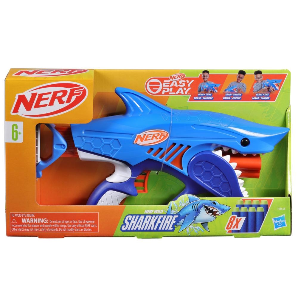 LANZADOR NERF JUNIOR WILD SHARKFIRE - 2
