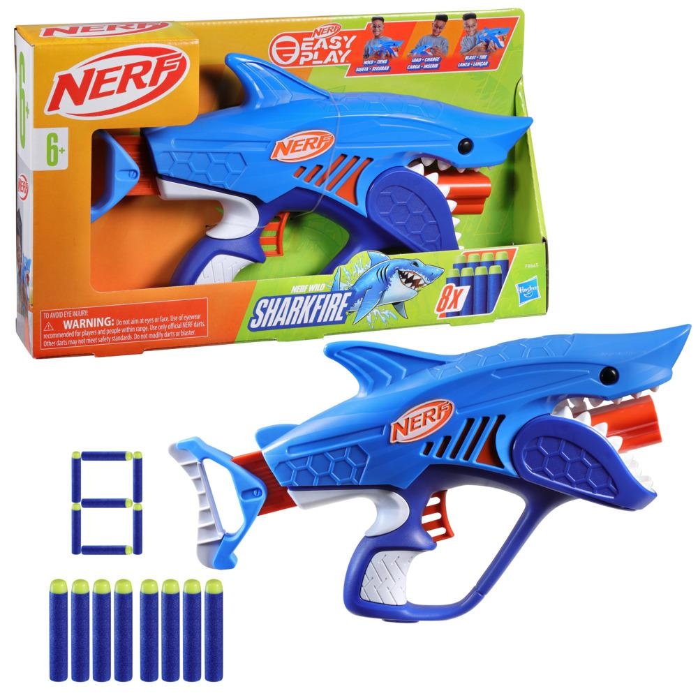 LANZADOR NERF JUNIOR WILD SHARKFIRE - 3